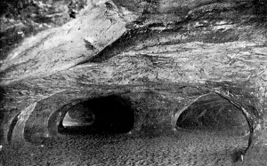 Geological Prints: Caves at Hastings, 1895. Creator: Unknown