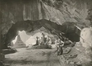 Rowe And Co Prints: The Caves at Moulmein, 1900. Creator: Unknown