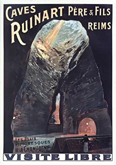 Jugendstil Gallery: Caves Ruinart, 1914. Creator: Tauzin, Louis (1842-1915)