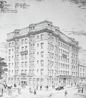 William H Prints: The Cawthon Hotel, between 1900 and 1910. Creator: William H. Jackson