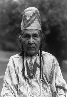 Matron Prints: Cayuse matron, c1910. Creator: Edward Sheriff Curtis