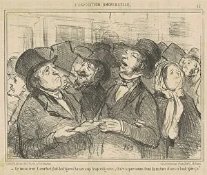 Salon Prints: Ce Monsieur Courbet, fait des figures