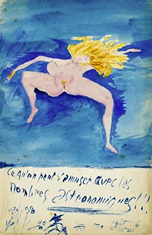 Casual Gallery: Ce qu ons amuser aved les nombres astronomiques!!, c1914. Artist: Guillaume Apollinaire