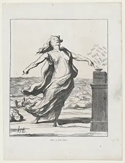 Voting Prints: Ceci a tue cela, 1871. Creator: Honore Daumier