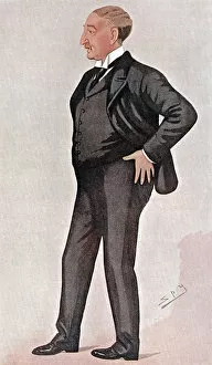 Hands On Hips Gallery: Cecil Rhodes, British-born South African, financier, statesman and empire builder, 1891. Artist: Spy