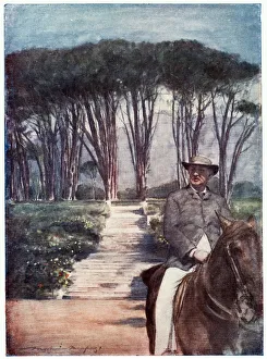 Entrepreneur Prints: Cecil Rhodes, English-born South African entrepreneur and statesman, c1900