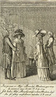 Almanac Prints: Cecilia or the Story of a Rich Orphan, 1787. Creator: Daniel Nikolaus Chodowiecki