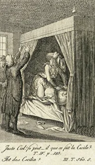 Almanac Prints: Cecilia or the Story of a Rich Orphan, 1787. Creator: Daniel Nikolaus Chodowiecki