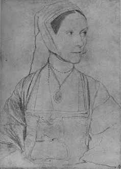 Heron Prints: Cecily Heron, 1526-1527 (1945). Artist: Hans Holbein the Younger