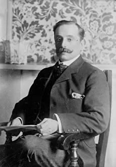 C.E.H. Hobhouse, seated, 1915. Creator: Bain News Service