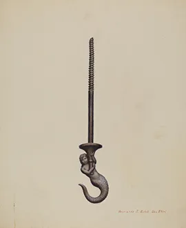 Ceiling Hook, 1935 / 1942. Creator: Henrietta S. Hukill