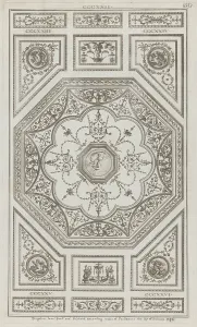 Roundel Prints: Ceiling Ornament, nos. CCCXXII-CCCXXVI ('Designs for Various Ornaments)