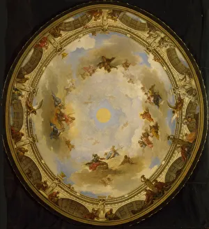 Ceiling painting in the Alexander Theatre in Saint Petersburg, 1832 Ceiling painting in the Alexander Theatre in Saint Petersburg, 1832