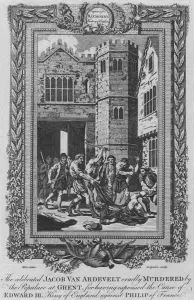 Jacob Van Collection: The celebrated Jacob Van Ardevelt cruelly murdered by the Populace at Ghent, c1787