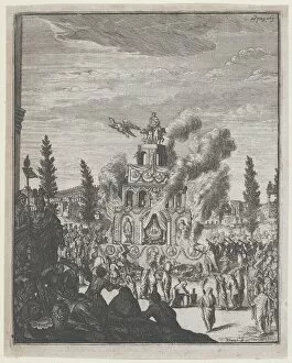 Monument Collection: A Celebration, ca. 1675-1719. Creator: Johann Ulrich Kraus