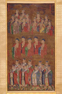 Celestial Buddhas and Deities of the Northern, Western, and Central Dipper Constell... c1450-c1550. Creator: Anon