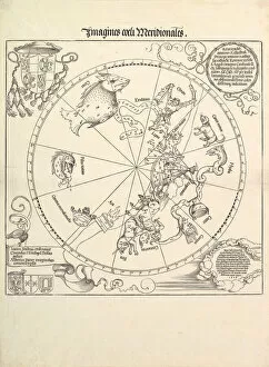 Centaur Gallery: The Celestial Globe-Southern Hemisphere, 1515. Creator: Albrecht Durer