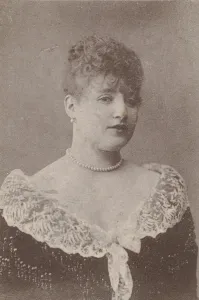 Photolithograph Prints: Celia Berthou, from the Actresses series (N67) promoting Dixie Cigarettes for Allen &amp