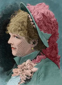 Celine Chaumont (1848-1926), French operetta singer, 1883. Creator: Unknown