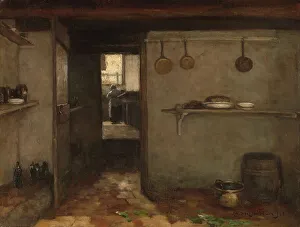 Weissenbruch Jan Hendrik Prints: Cellar of the Artist's Home in The Hague, 1888. Creator: Jan Hendrik Weissenbruch