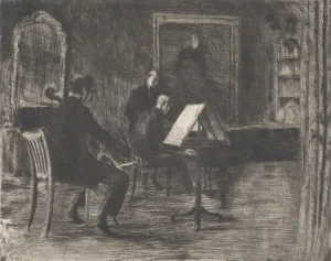 Cello Prints: Cello Sonata, n. d. Creator: Ernst Oppler