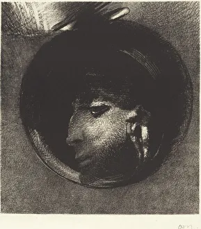 Fantastical Prints: Cellule Auriculaire (Auricular Cell), 1894. Creator: Odilon Redon