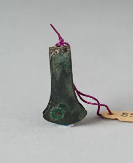 Celt-shaped Tweezers, Probably A. D. 1000 / 1400. Creator: Unknown