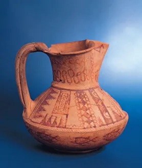 Oinochoe Prints: Celtiberian Oinochoe from La Caridad (Caminreal), Teruel