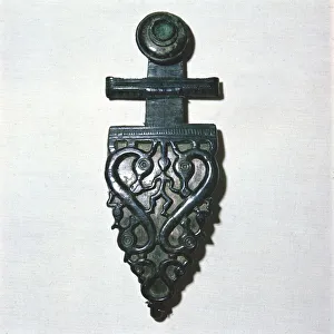 Belt Prints: Celtic bronze belt-hook, Holzelsau, Unterinntal, Germany, 4th century BC