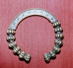 Celtic bronze collar (torc), Dumfriesshire, Scotland, c1st century Celtic bronze collar (torc), Dumfriesshire, Scotland, c1st century