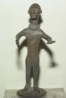 Republic Of Hungary Prints: Celtic Bronze Figure from Hungary, c. 1st century BC