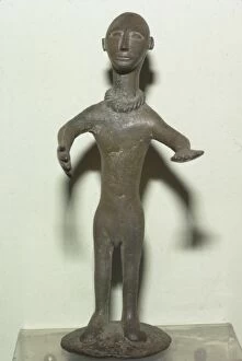 Arm Movement Gallery: Celtic Bronze Figure from Hungary, c.1st century BC