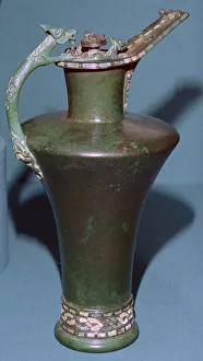 Celtic bronze flagon from France, 5th century BC