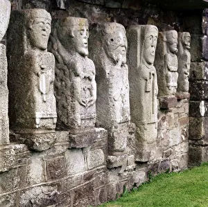 Celtic Christian figures, White Island, Co. Fermanagh, Ireland, c8th century