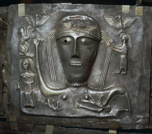 Detail from the Celtic Gundestrop Cauldron, 3rd century