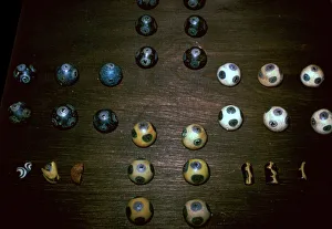 Dice Prints: Celtic iron age gaming pieces
