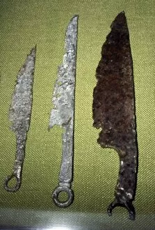 Celtic Iron Knives, Iron Age, Germany, 1st century BC
