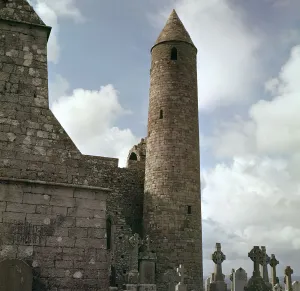 Celtic round tower, 11th century
