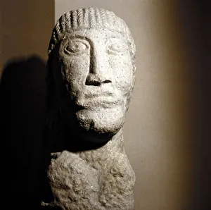 Celtic stone head, Salzburg, Austria, 1st century BC - 1st century Celtic stone head, Salzburg, Austria, 1st century BC - 1st century
