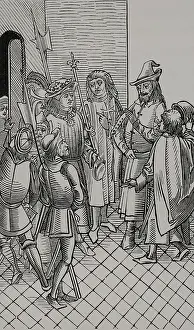 1490s Prints: Cem Sultan, (1459-1495) imprisoned in Rome, 1495 (1496), 1877. Creator: Unknown