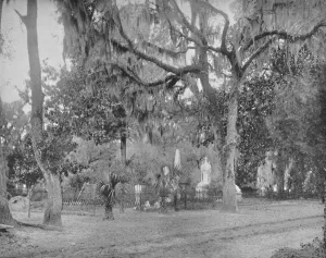 Bonaventure Prints: The Cemetery of Bonaventure, 19th century