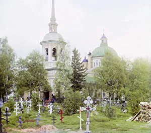 Gravestones Prints: Cemetery Church of the Exaltation of the Cross