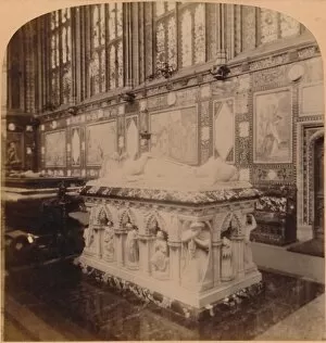 Albert Memorial Chapel Gallery: Cenotaph of the Prince Consort, in Albert Memorial Chapel, Windsor, England, 1900