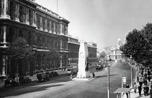 Cenotaph Prints: The Cenotaph, Whitehall, London, 1950s. Creator: Arthur Charles Kirby Ware