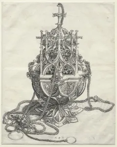 Martin Schongauer German Prints: A Censer, c. 1480-1490. Creator: Martin Schongauer (German, c. 1450-1491)