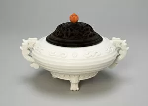 Incense Gallery: Censer in the Form of Ancient Bronze Tureen (gui), Qing dynasty (1644-1911)