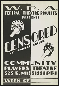 Censorship Prints: Censored, [193-]. Creator: Unknown
