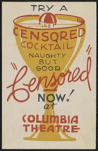 Cherry Prints: Censored, San Francisco, 1936. Creator: Unknown