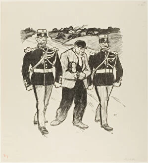 Arrest Collection: Without a Cent, March 1894. Creator: Theophile Alexandre Steinlen