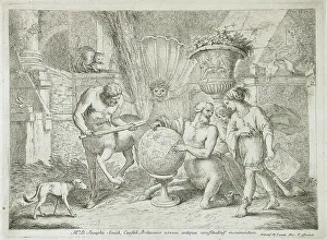 Centaur Prints: The Centaur Chiron Teaching Geography to the Young Achilles